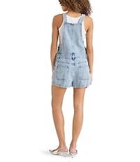 Steve Madden Kittie Shortall Cargo Mini Overall Romper