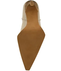 Steve Madden Kyndall Suede Hardware Strap Pointed Toe Tall Western Boots