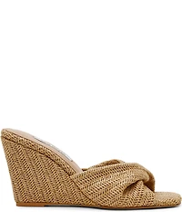 Steve Madden Laelia Raffia Wedge Slide Sandals