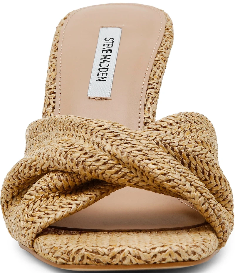 Steve Madden Laelia Raffia Wedge Slide Sandals
