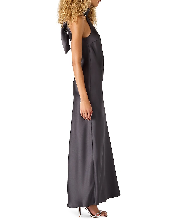 Steve Madden Lara High Neck Sleeveless Maxi Dress