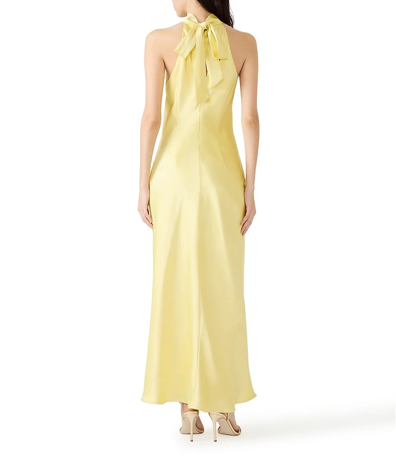 Steve Madden Lara High Neck Sleeveless Maxi Dress
