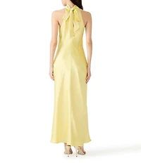 Steve Madden Lara High Neck Sleeveless Maxi Dress