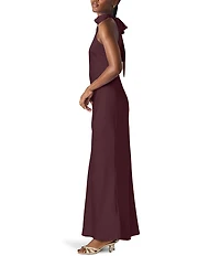 Steve Madden Lara High Neck Sleeveless Maxi Dress