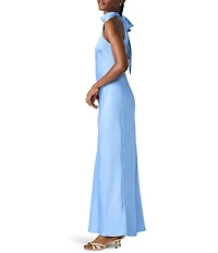 Steve Madden Lara High Neck Sleeveless Maxi Dress