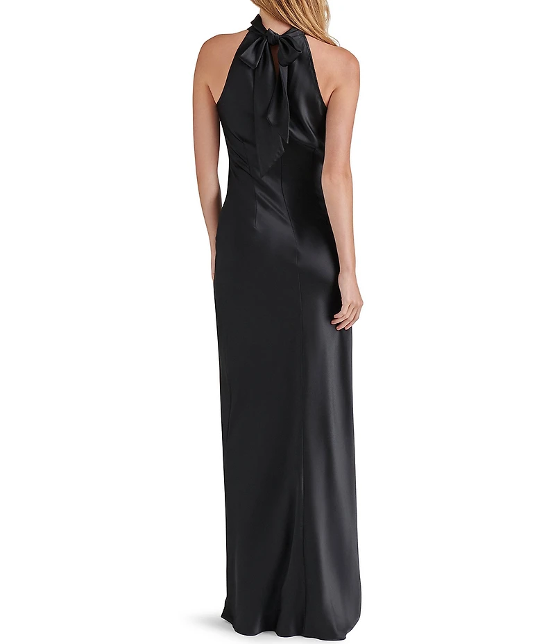 Steve Madden Lara High Neck Sleeveless Maxi Dress