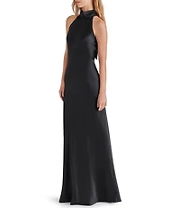 Steve Madden Lara High Neck Sleeveless Maxi Dress