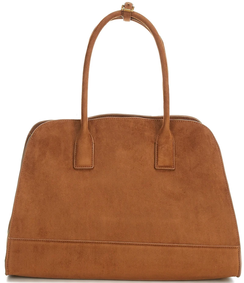 Steve Madden Large Harli Faux Suede Satchel Bag