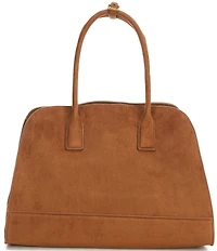 Steve Madden Large Harli Faux Suede Satchel Bag