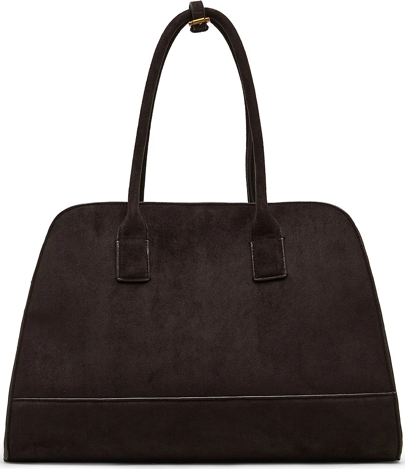 Steve Madden Large Suede Dome Tote Bag