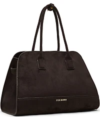 Steve Madden Large Suede Dome Tote Bag