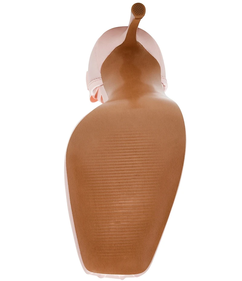 Steve Madden Larina Satin Ballet Square Toe Stiletto Lace Up Dress Pumps