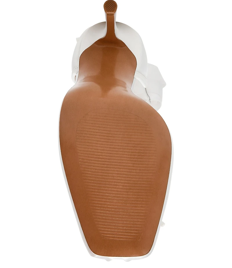 Steve Madden Larina Satin Ballet Square Toe Stiletto Lace Up Dress Pumps