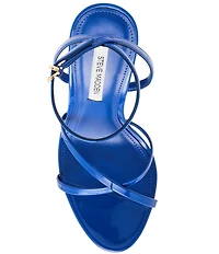 Steve Madden Layers Patent Sculpted Wedge Dress Sandals