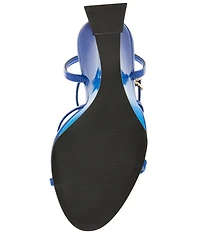 Steve Madden Layers Patent Sculpted Wedge Dress Sandals