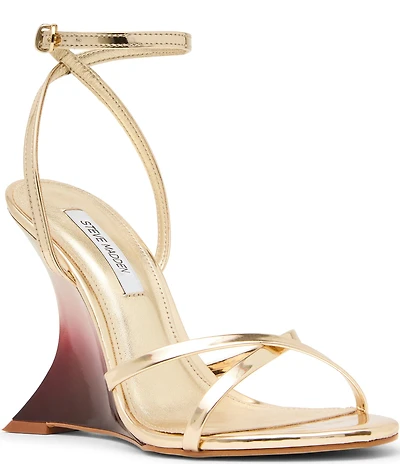 Steve Madden Layers Sculpted Wedge Dress Sandals