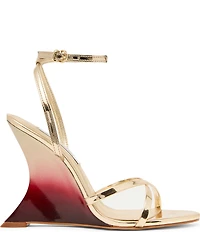 Steve Madden Layers Sculpted Wedge Dress Sandals