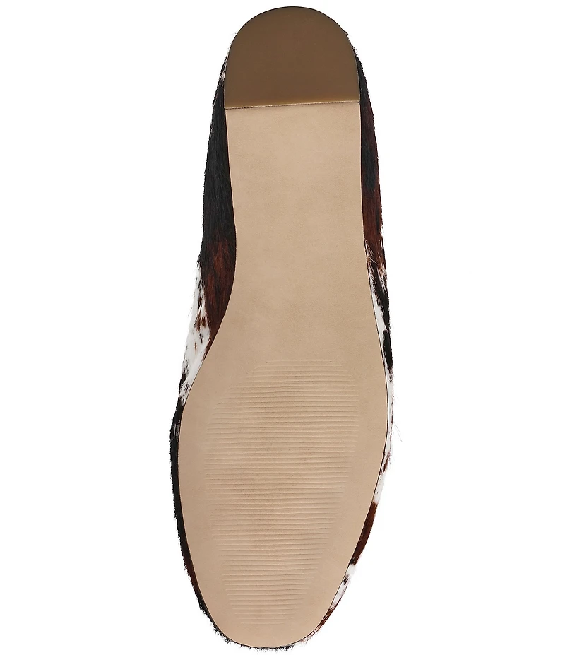 Steve Madden Leni-C Cow Print Haircalf Ballet Flats