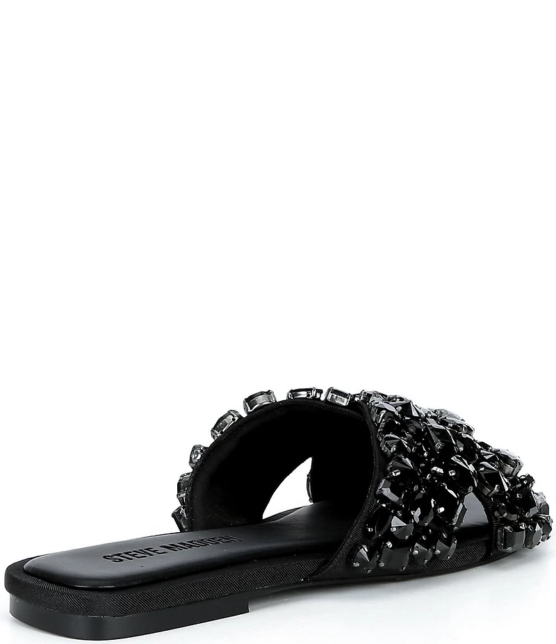 Steve Madden Levity Jewel Ornamented Slide Sandals