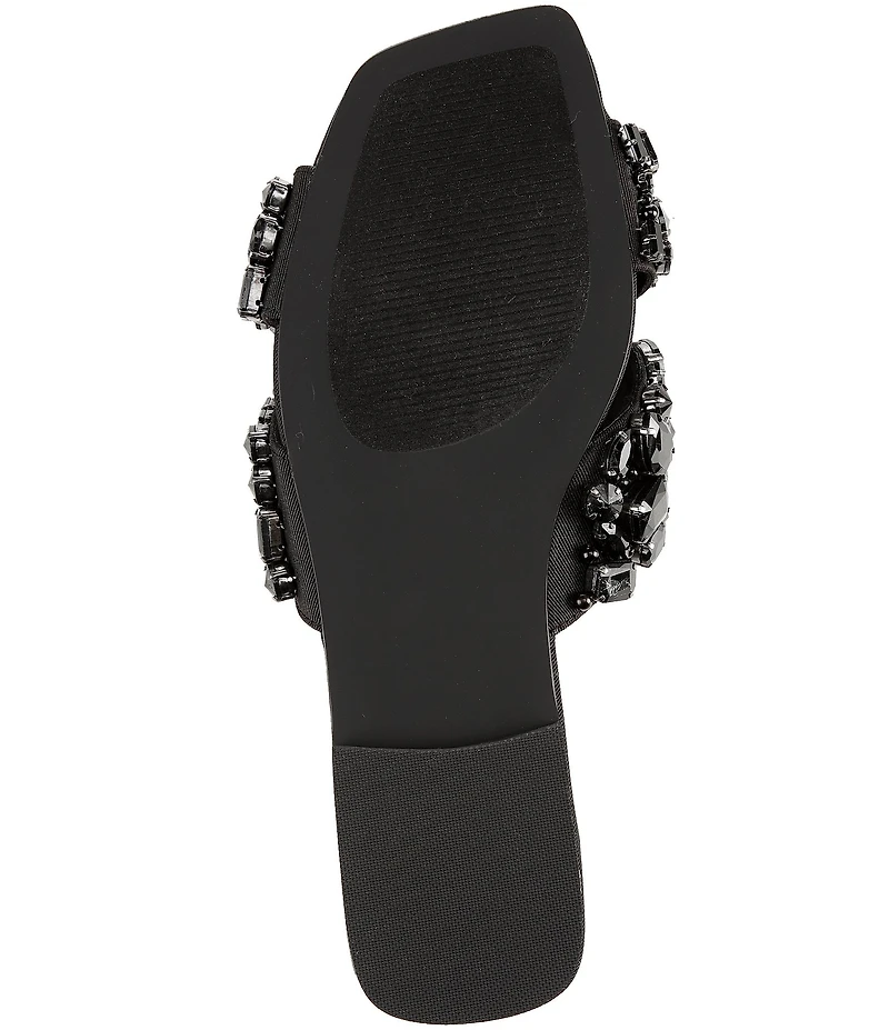 Steve Madden Levity Jewel Ornamented Slide Sandals