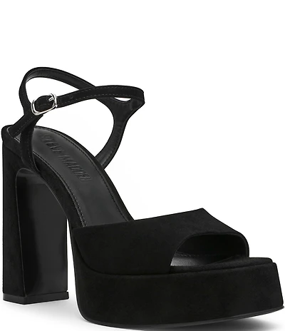 Steve Madden Liandra Suede Platform Dress Sandals