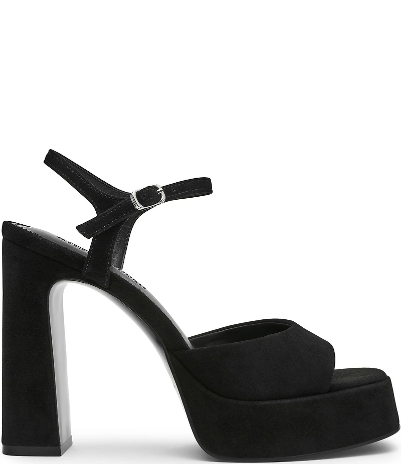 Steve Madden Liandra Suede Platform Dress Sandals