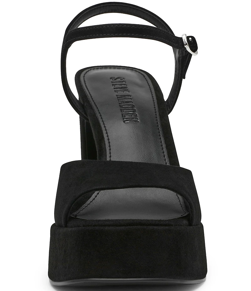 Steve Madden Liandra Suede Platform Dress Sandals
