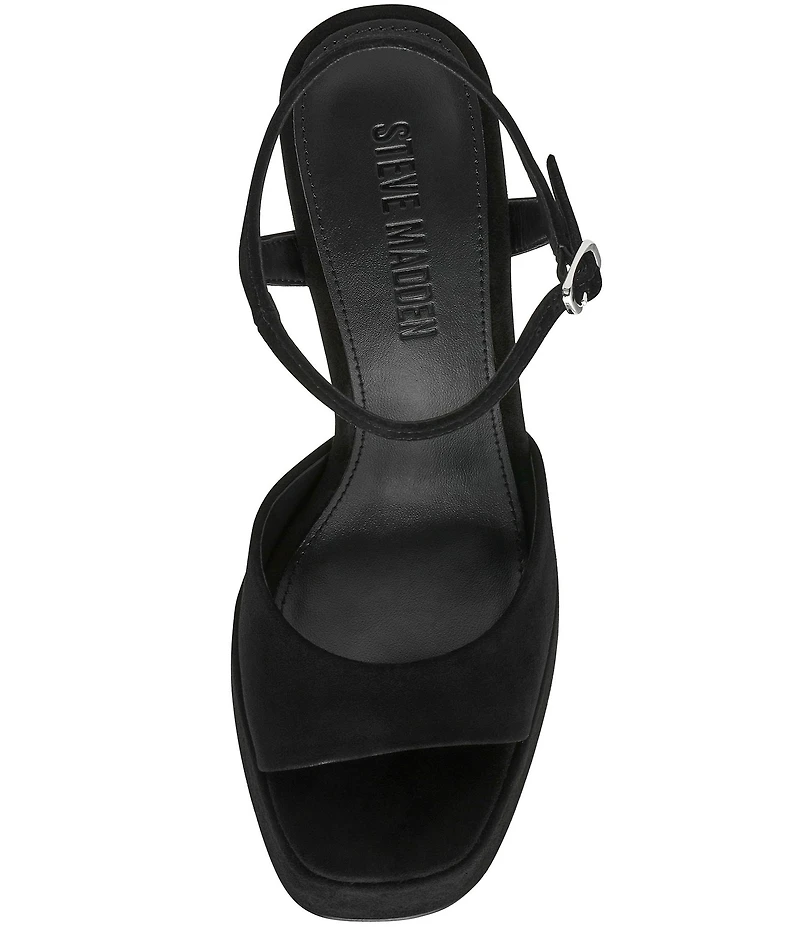 Steve Madden Liandra Suede Platform Dress Sandals