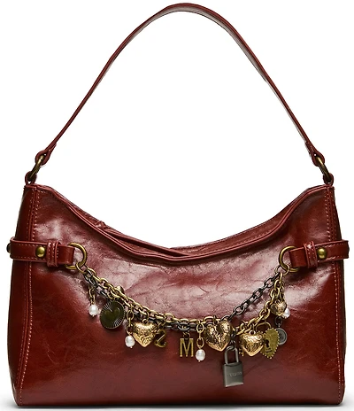 Steve Madden Lianna Charm Chain Hobo Shoulder Bag
