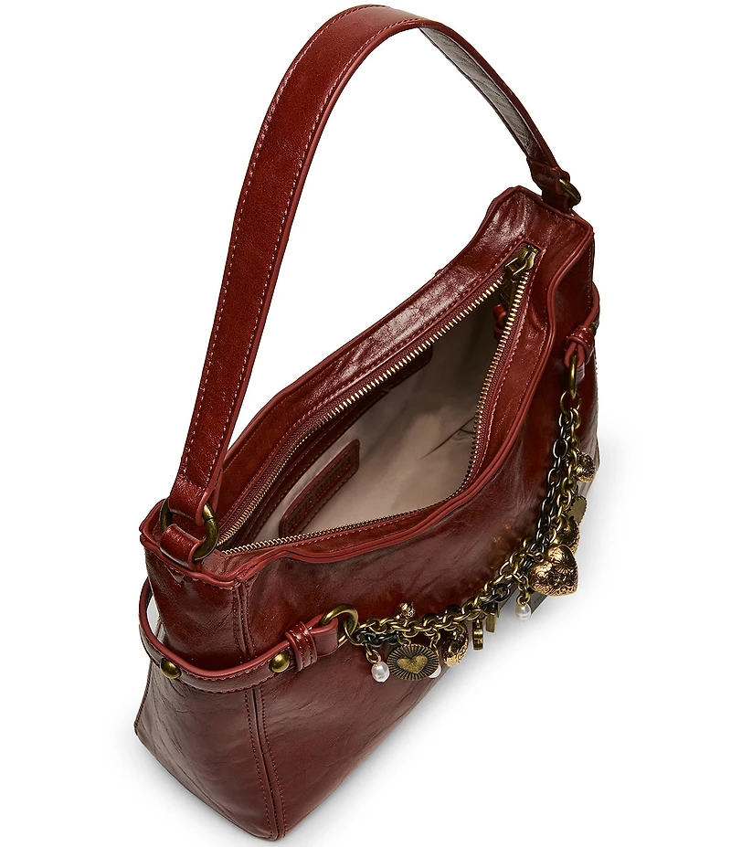 Steve Madden Lianna Charm Chain Hobo Shoulder Bag
