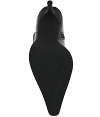 Steve Madden Lingo Mixed Leather Pointed Toe Knee High Boots