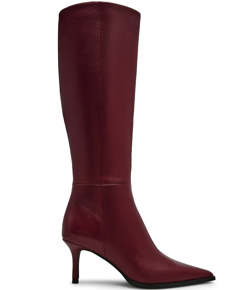 Steve Madden Lingo Nappa Leather Pointed Toe Knee High Boots