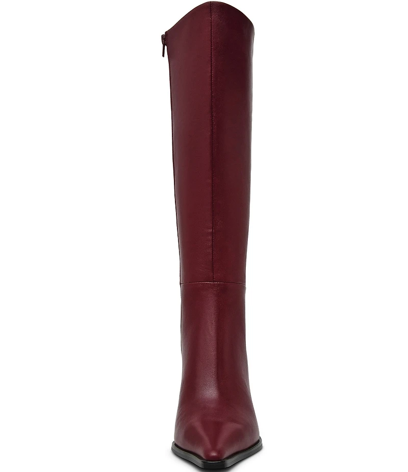 Steve Madden Lingo Nappa Leather Pointed Toe Knee High Boots