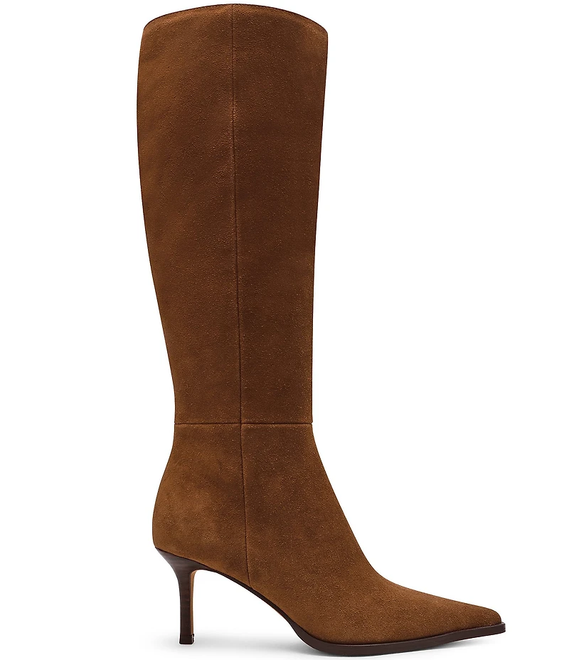 Steve Madden Lingo Suede Pointed Toe Knee High Boots