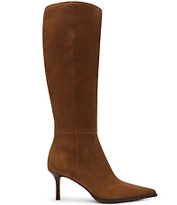 Steve Madden Lingo Suede Pointed Toe Knee High Boots