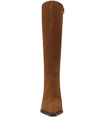 Steve Madden Lingo Suede Pointed Toe Knee High Boots