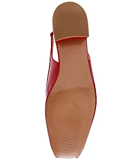 Steve Madden Loved Crinkle Patent Bow Slingback Pumps