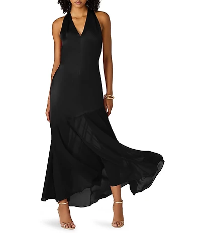 Steve Madden Lua Sheer Skirt Maxi Dress