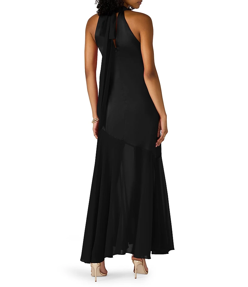 Steve Madden Lua Sheer Skirt Maxi Dress