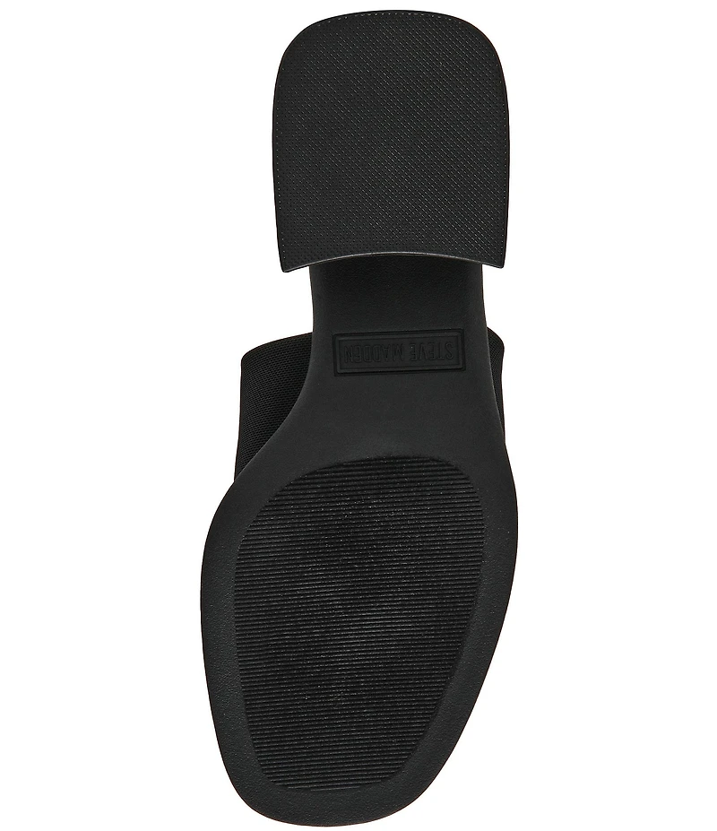 Steve Madden Lucee Mesh Block Heel Slide Sandals
