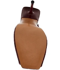 Steve Madden Lucian Croco Embossed Peep Toe Slingback Pumps