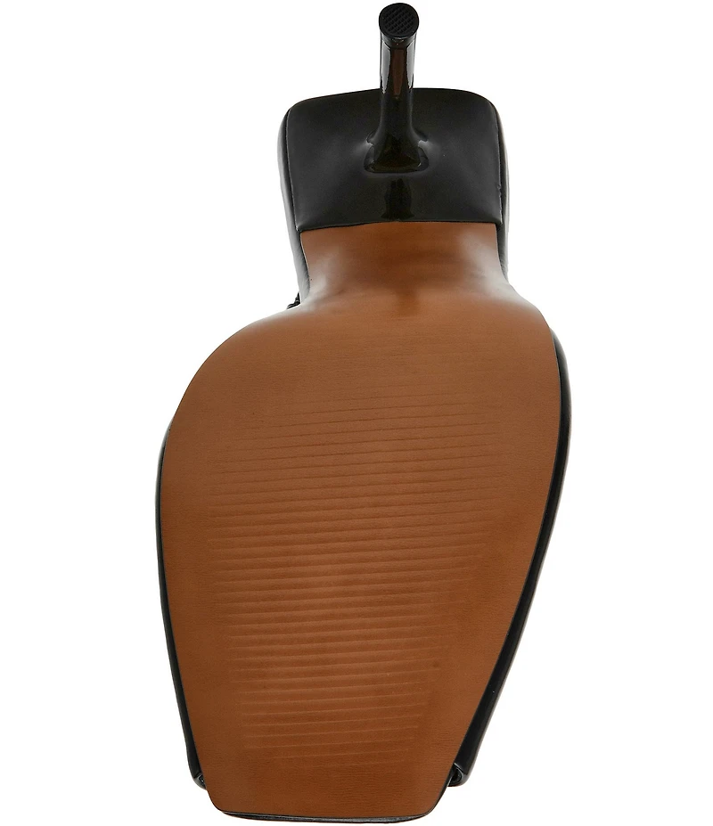 Steve Madden Lucian Leather Peep Toe Slingback Pumps