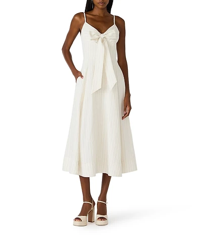 Steve Madden Luna Knot Front Sleeveless Midi Dress