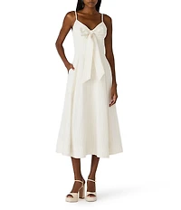 Steve Madden Luna Knot Front Sleeveless Midi Dress