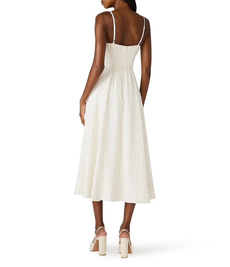Steve Madden Luna Knot Front Sleeveless Midi Dress