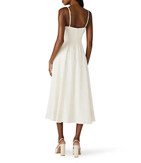 Steve Madden Luna Knot Front Sleeveless Midi Dress