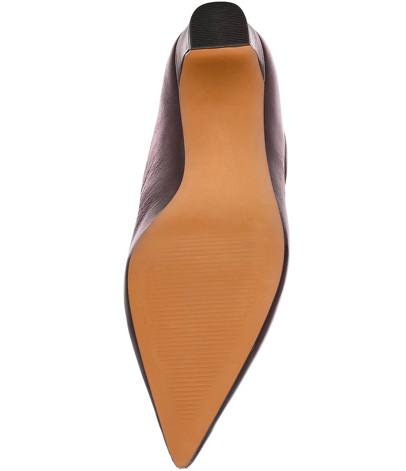 Steve Madden Lytton Leather Kitten Heel Ankle Booties
