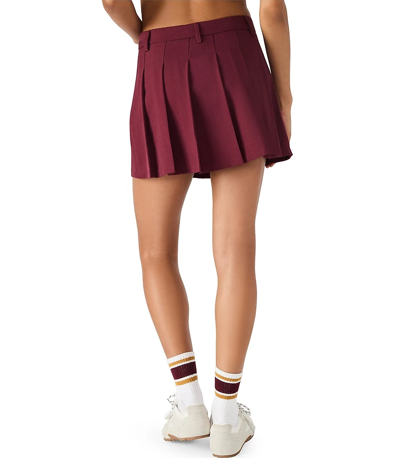 Steve Madden Margo Pleated Mini Skirt