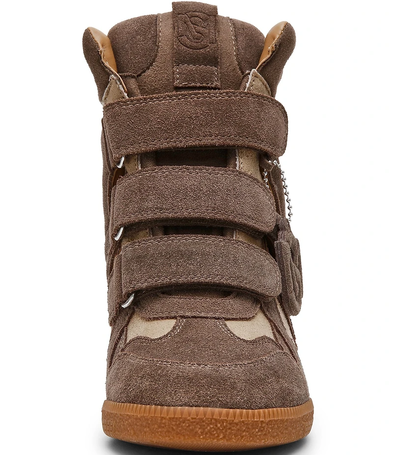 Steve Madden Mavis Suede High Top Wedge Sneakers