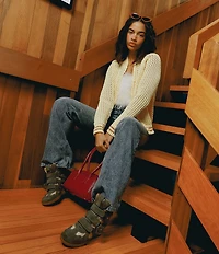 Steve Madden Mavis Suede High Top Wedge Sneakers